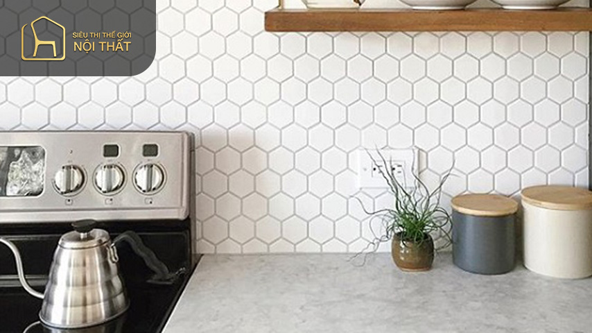 Mosaic trắng bạc – Đẳng cấp không bao giờ lụi tắt