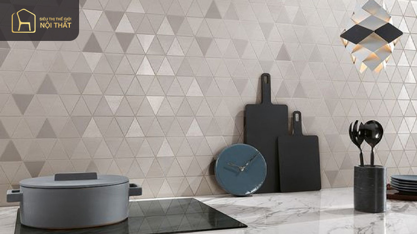 Gạch ốp lát tường bếp bền, sử dụng lâu dài
