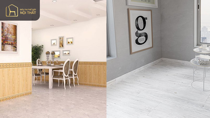 Phân biệt gạch chân tường cao và gạch chân tường thấp cần biết