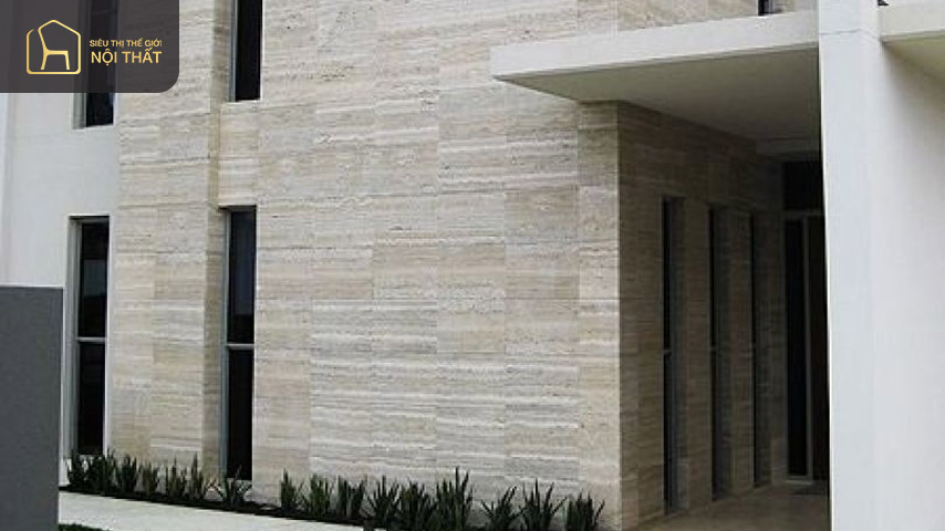 Nhà ống lựa chọn gạch ốp tường màu sáng