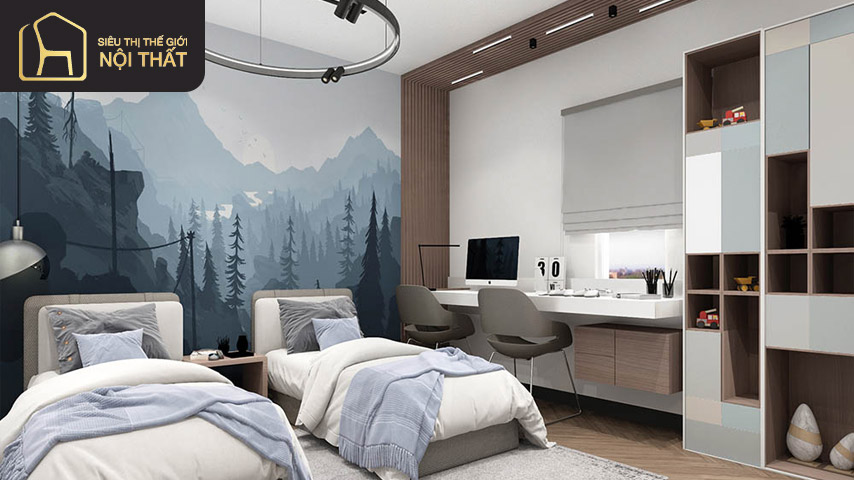 Đặt bàn làm việc ở góc phòng ngủ giúp bạn sắp xếp mọi vật dụng trong phòng ngủ một cách dễ dàng, khoa học giúp tiết kiệm diện tích tối đa Đặt bàn làm việc ở góc phòng ngủ giúp bạn sắp xếp mọi vật dụng trong phòng ngủ một cách dễ dàng, khoa học giúp tiết kiệm diện tích tối đa