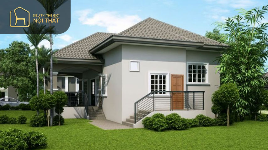 Biệt thự nhà vườn cấp 4 hiện đại phù hợp với những gia đình hiện đại, cá tính và trẻ trung