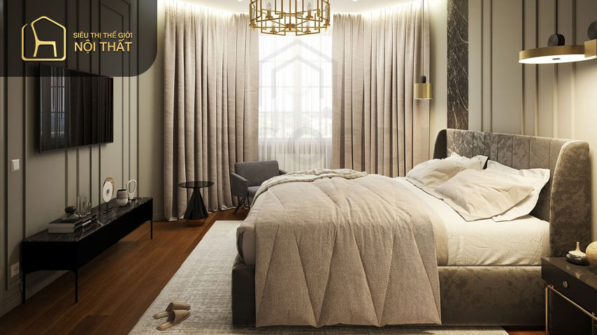 Phòng ngủ 18m2 tạo cảm giác thoáng đãng với cửa sổ đón nắng Phòng ngủ 18m2 tạo cảm giác thoáng đãng với cửa sổ đón nắng