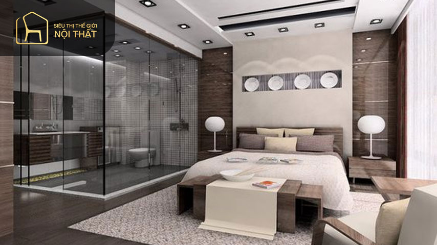 Kích thước phòng ngủ có nhà vệ sinh Kích thước phòng ngủ có nhà vệ sinh
