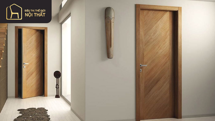 Với phòng ngủ nhỏ, việc tính toán kích thước cửa rất quan trọng, do không gian hạn chế nên bạn cần cân nhắc hướng mở cửa cho phù hợp Với phòng ngủ nhỏ, việc tính toán kích thước cửa rất quan trọng, do không gian hạn chế nên bạn cần cân nhắc hướng mở cửa cho phù hợp