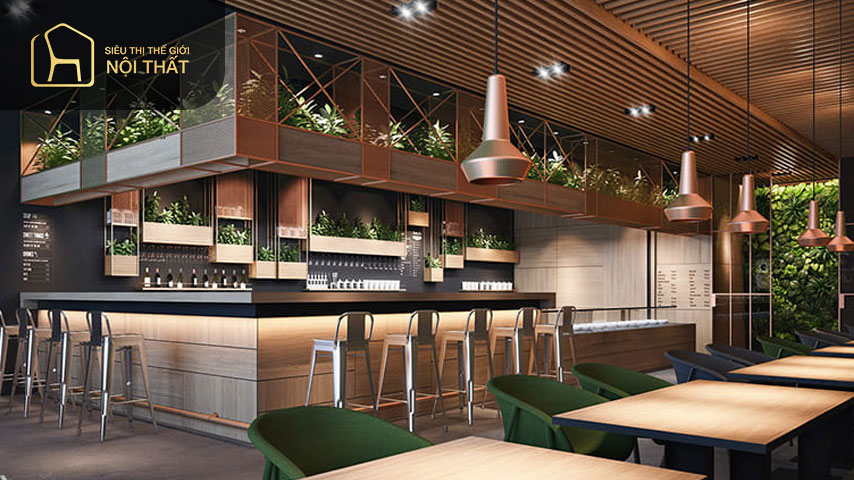 Kích thước của quầy bar quán cafe Kích thước của quầy bar quán cafe