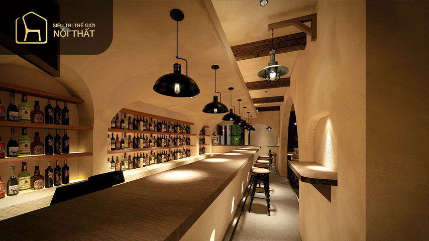 Cách sắp xếp và quy mô của quầy bar cafe sẽ là ấn tượng đầu tiên của khách hàng khi bước chân vào quán cafe Cách sắp xếp và quy mô của quầy bar cafe sẽ là ấn tượng đầu tiên của khách hàng khi bước chân vào quán cafe