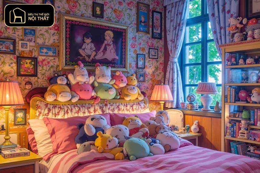 phòng ngủ anime độc đáo