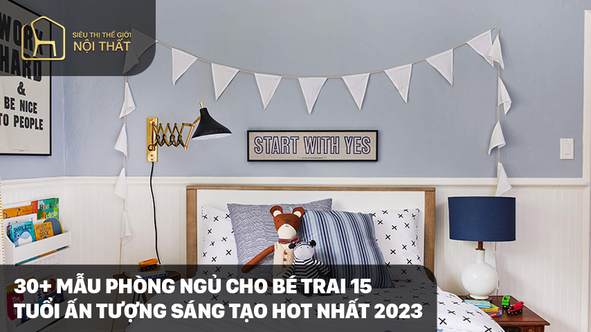 30+ Mẫu phòng ngủ cho bé trai 15 tuổi ấn tượng sáng tạo hot nhất 2023