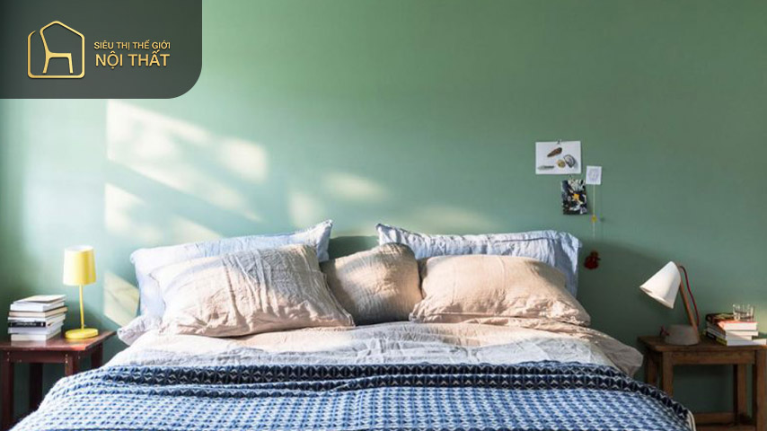 Thiết kế nội thất căn hộ 2 phòng ngủ xanh mát