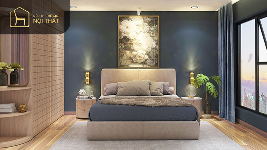 Mẫu thiết kế căn hộ 2 phòng ngủ tinh tế