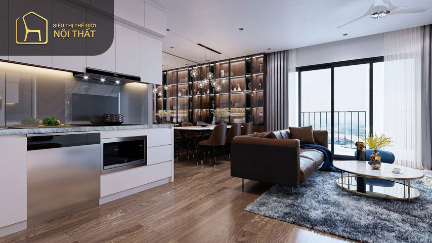 Khi thiết kế nội thất cho chung cư 60m2 theo phong cách đối lập phải khéo léo nếu không sẽ phản tác dụng