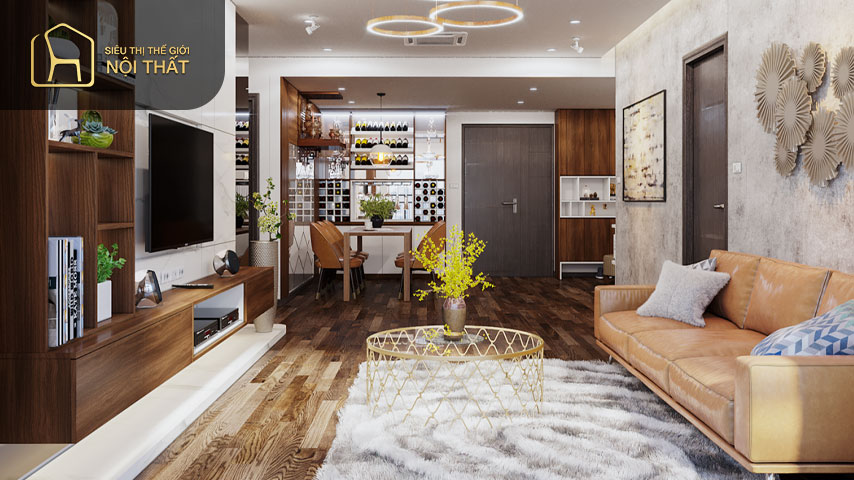 Siêu Thị Thế Giới Nội Thất - Đơn vị thiết kế và thi công nhà chung cư đẹp 60m2 uy tín, chuyên nghiệp