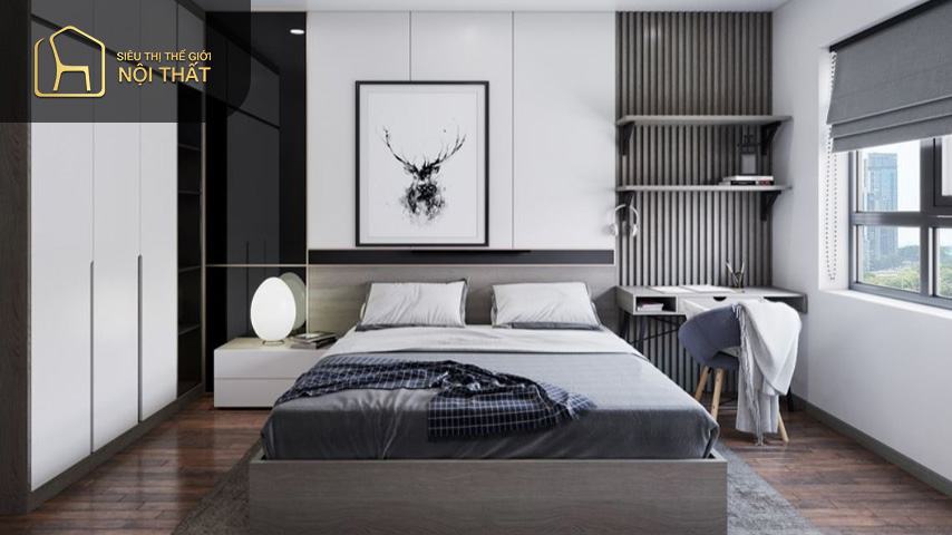 Phòng ngủ nhỏ phong cách tối giản 20m2 hiện đang rất được ưa chuộng