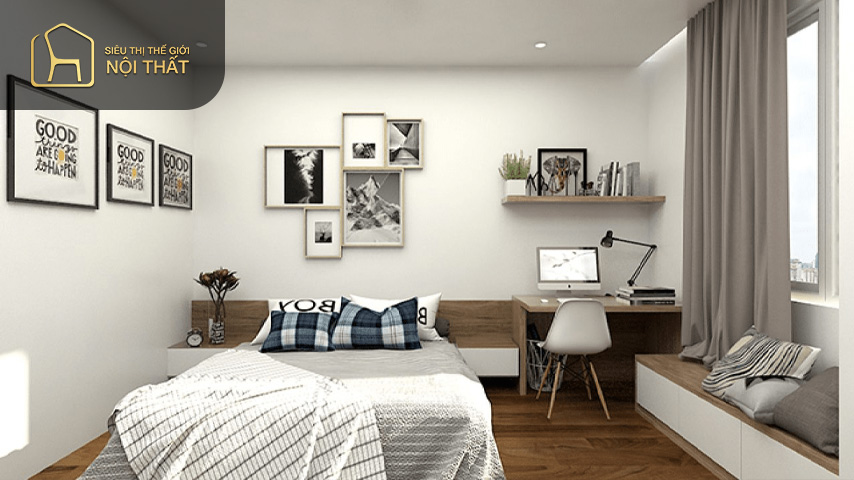 Các phương án thiết kế phòng ngủ đẹp 20m2 phù hợp với đối tượng sử dụng