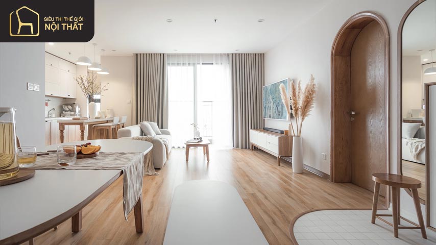 Với lối thiết kế thông minh nhà phong cách Hàn Quốc mang đến một không gian số đầy tiện nghi và rộng mở