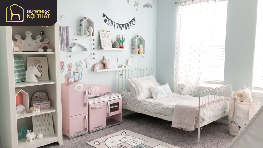Giường phủ melamine