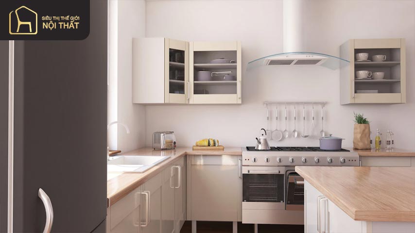 Đặt bếp ở vị trí tốt hợp phong thủy nhà bếp mang lại nhiều may mắn
