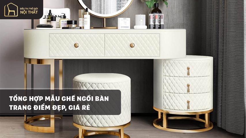 ghế ngồi bàn trang điểm