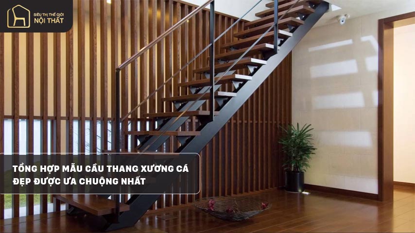 cầu thang xương cá