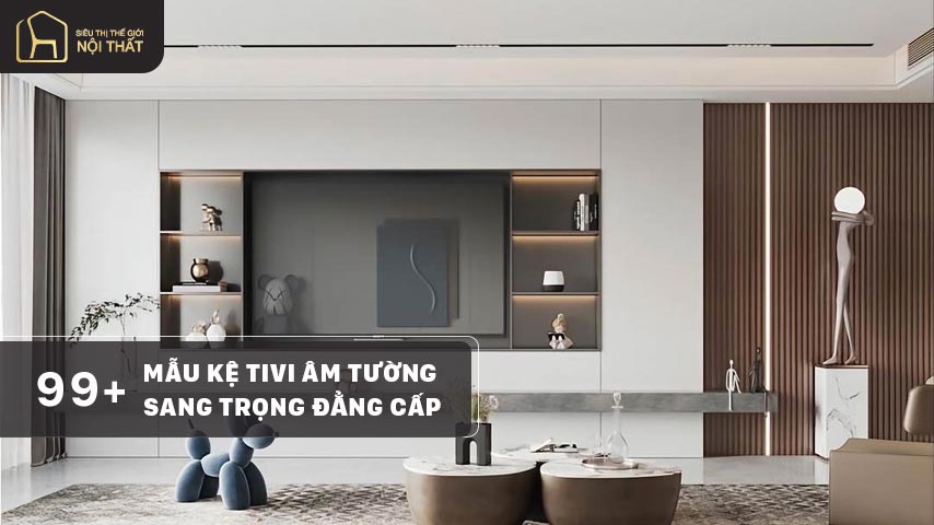 kệ tivi âm tường