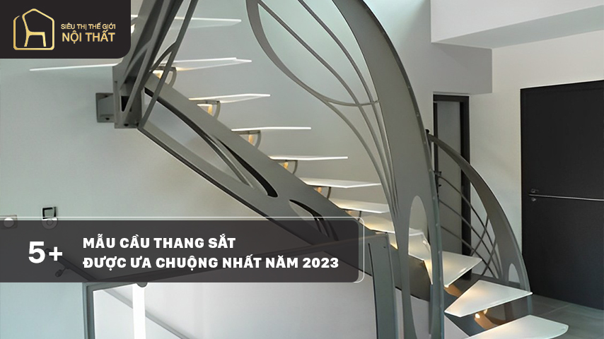 mẫu cầu thang sắt