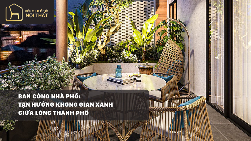 ban công nhà phố