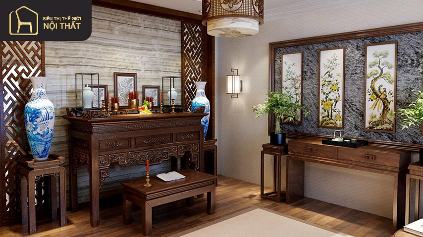 bố trí phòng thờ