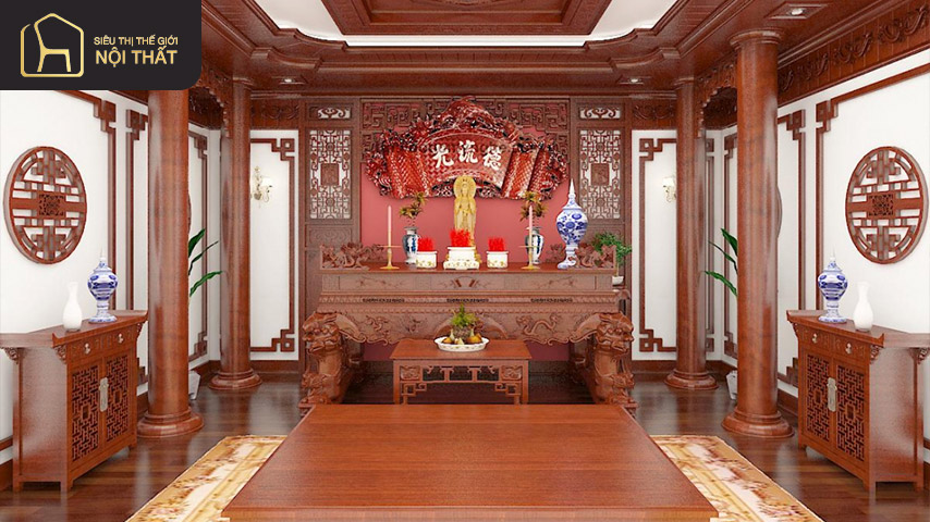 bố trí phòng thờ