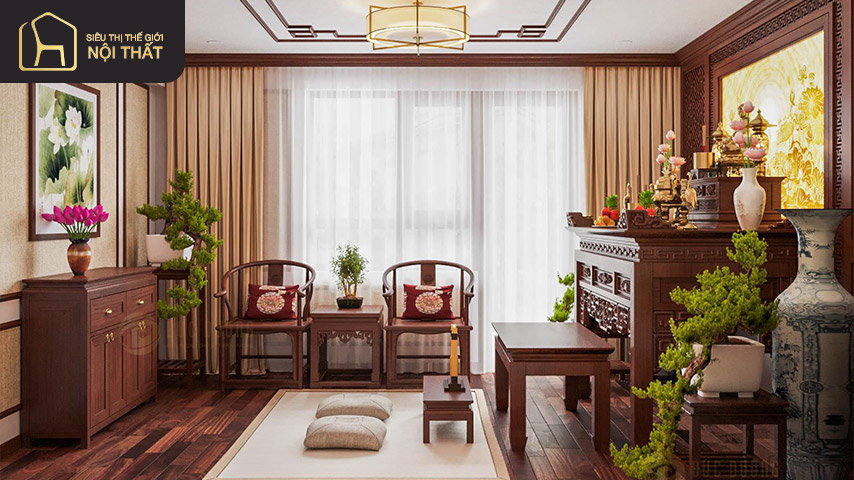 bố trí phòng thờ