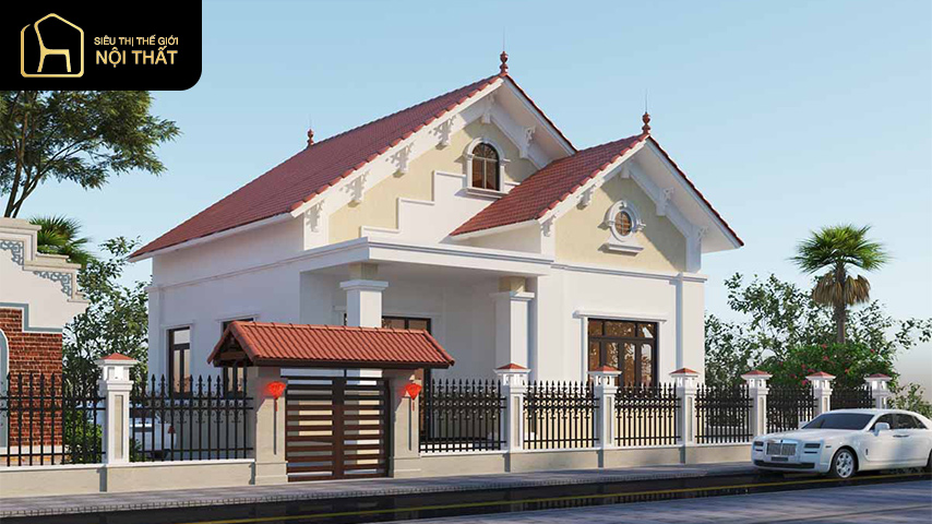 Mẫu hàng rào đẹp cho nhà cấp 4