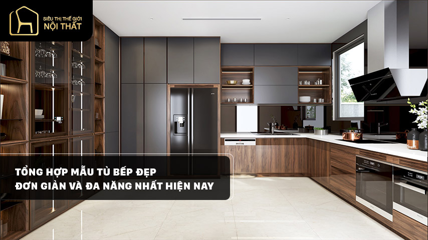mẫu tủ bếp đẹp