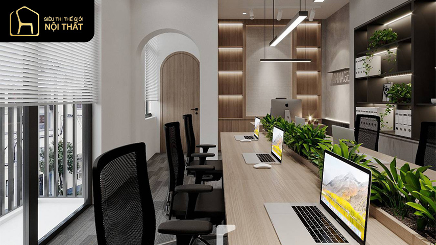thiết kế nội thất văn phòng nhỏ