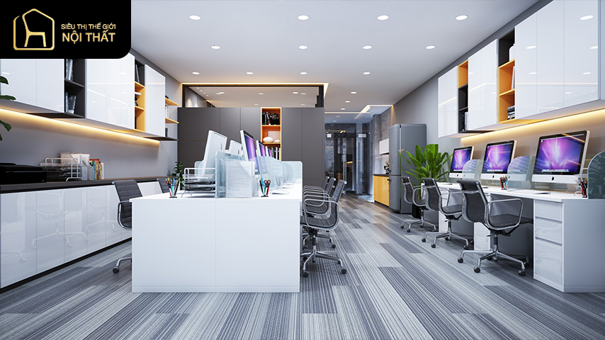 thiết kế nội thất văn phòng nhỏ