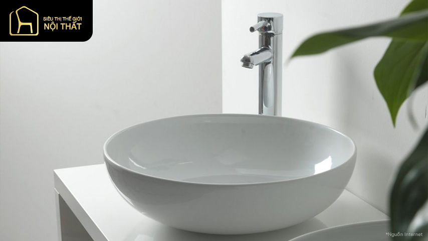 Mẫu chậu rửa đặt bàn là sản phẩm được người tiêu dùng lựa chọn nhiều nhất