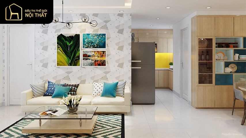 Thiết kế nội thất chung cư 60m2