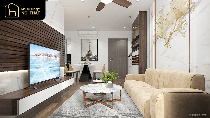 Thiết kế nội thất chung cư 60m2