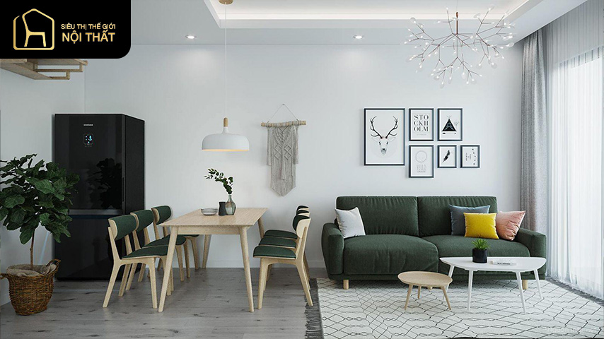 Thiết kế nội thất chung cư 60m2