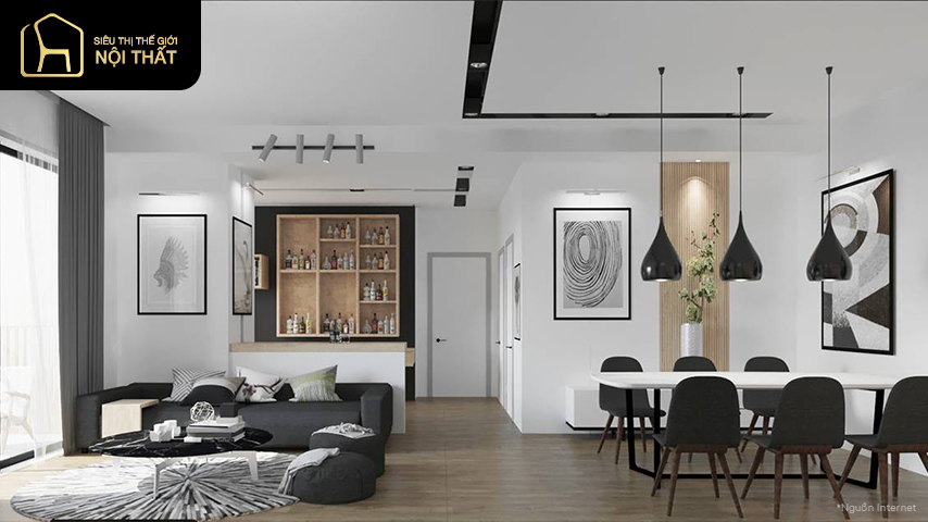 Thiết kế nội thất chung cư 60m2
