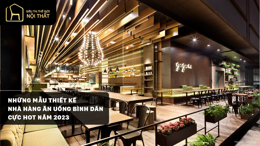thiết kế nhà hàng bình dân