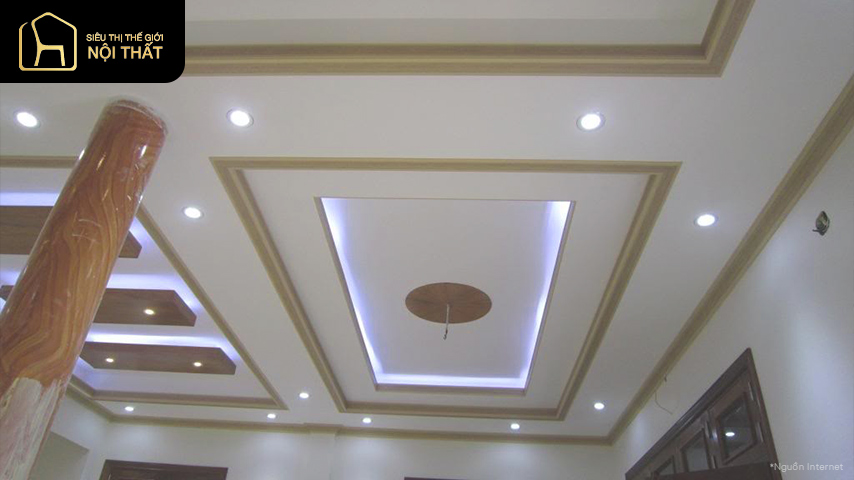 Thiết kế phào chỉ giúp tạo điểm nhấn cho gian phòng