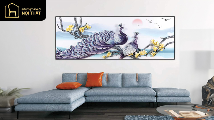 tranh phong thủy phòng khách