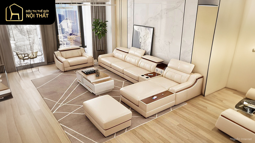 phòng khách chung cư 70m2