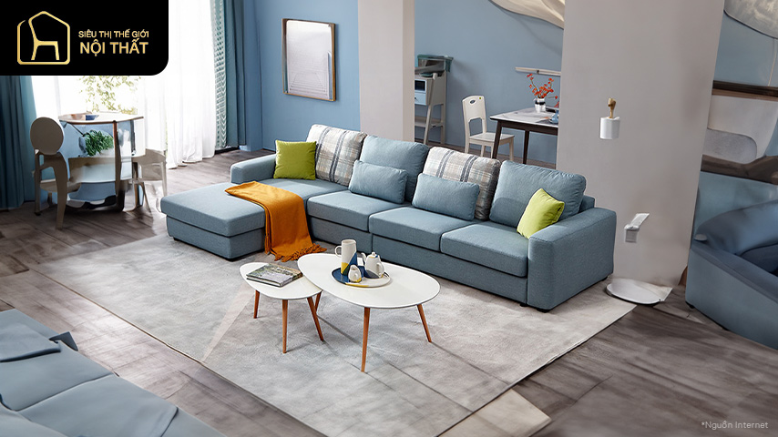 phòng khách chung cư 70m2
