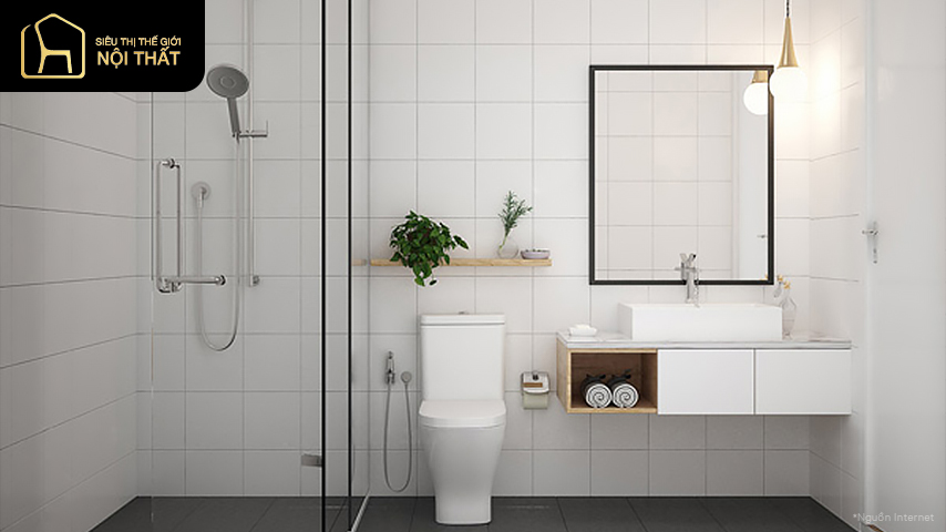 thiết kế phòng tắm nhỏ hiện đại hình 6