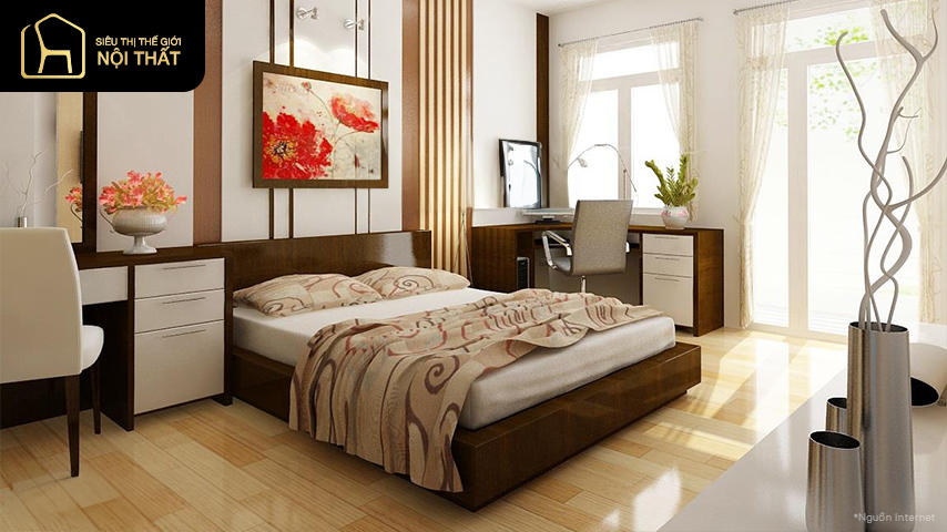 Bài trí phòng ngủ theo phong thủy mang lại tài lộc, may mắn