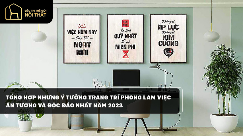trang trí văn phòng công ty