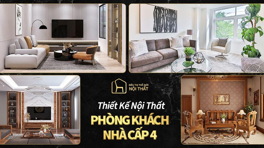 nội thất phòng khách nhà cấp 4