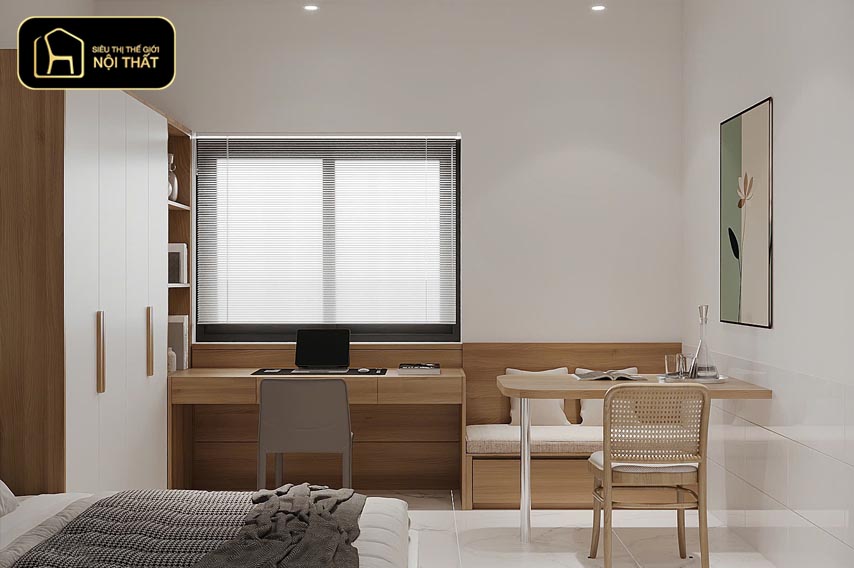 Thiết kế phòng làm việc cho 2 người