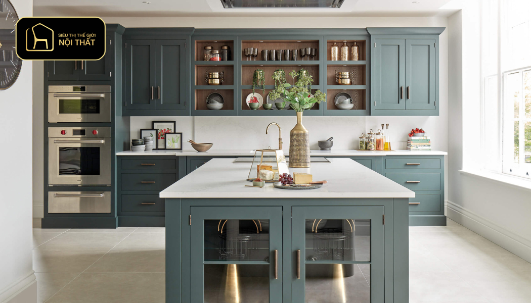 Tủ bếp MDF Lõi Xanh